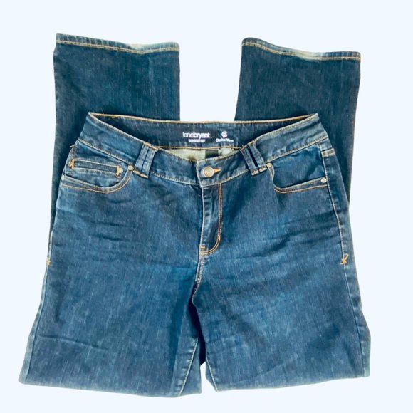 LANE BRYANT Genius Fit Jeans Slim Boot Cut Blue Size 16 - Picture 3 of 6